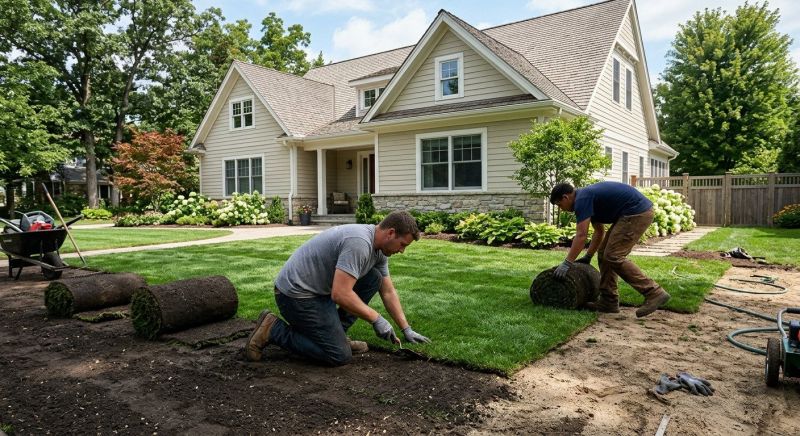 Bentgrass Sod Installation in Aiken, SC